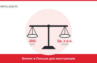 Сравнение ИП или фирма в Польше для иностранцев — весы JDG и Sp. z o.o.