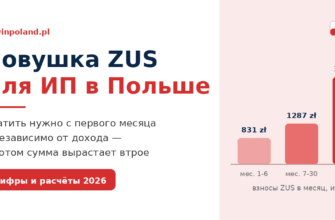 Ловушка ZUS для ИП в Польше: рост взносов после льготного периода в 2026 году